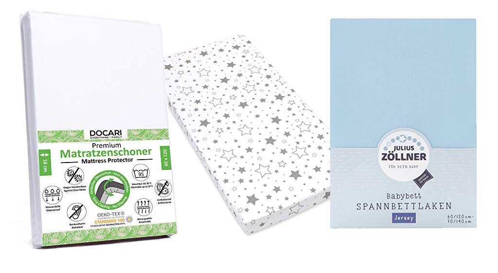 Baby-Matratzenbezüge 60x120