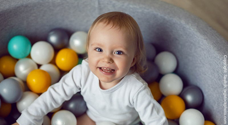 Bällepool für Kinder