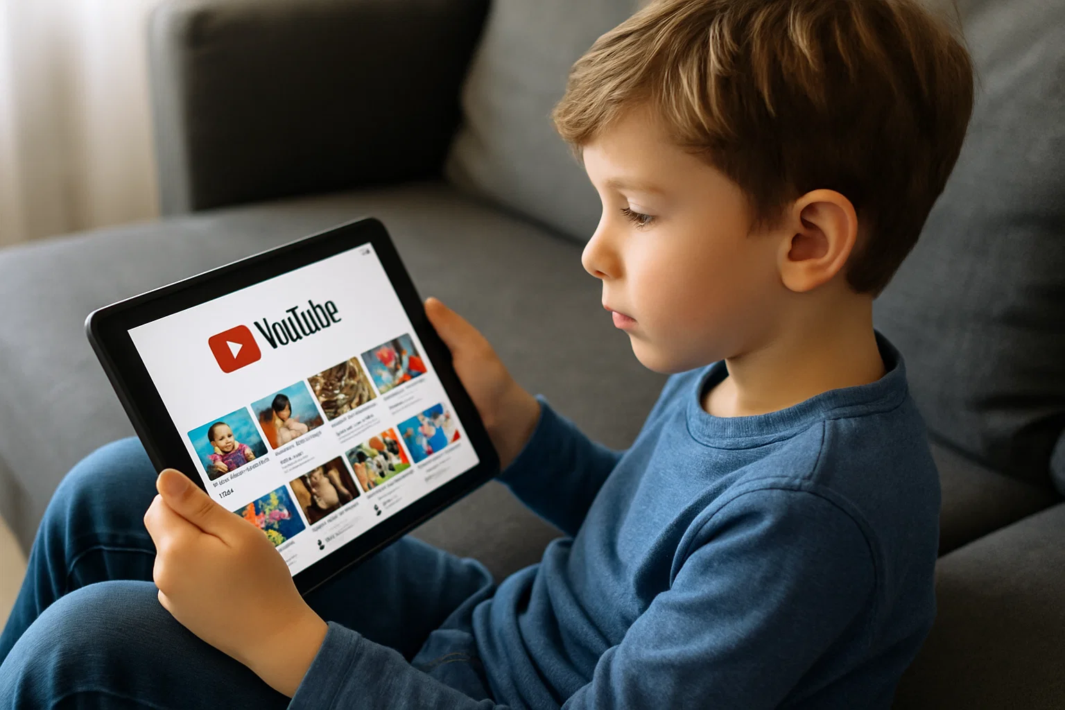 Wie kann ich verhindern, dass mein Kind auf dem Tablet YouTube guckt?