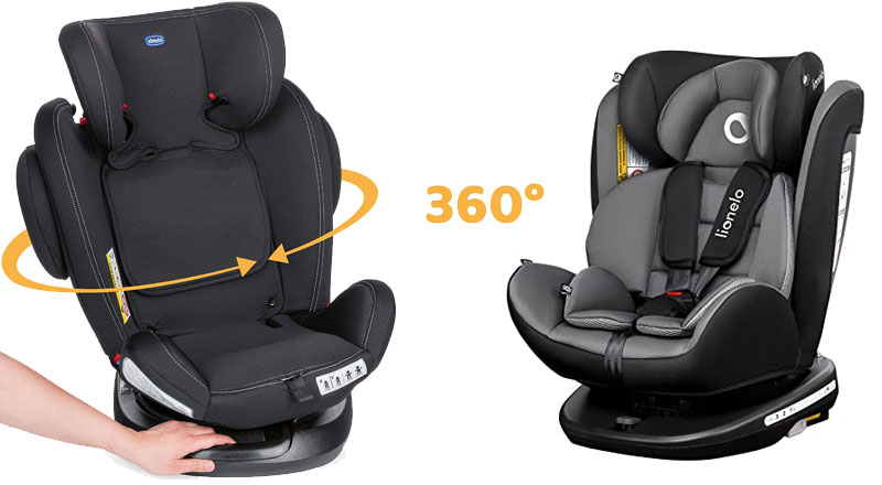 Kindersitz mit Drehfunktion